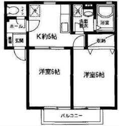 アネックス東伏見の物件間取画像